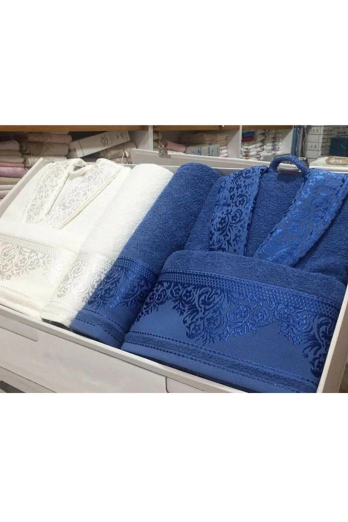 Vip Boxed Family Bathrobe Set 6 Pieces 100% Cotton - Swordslife