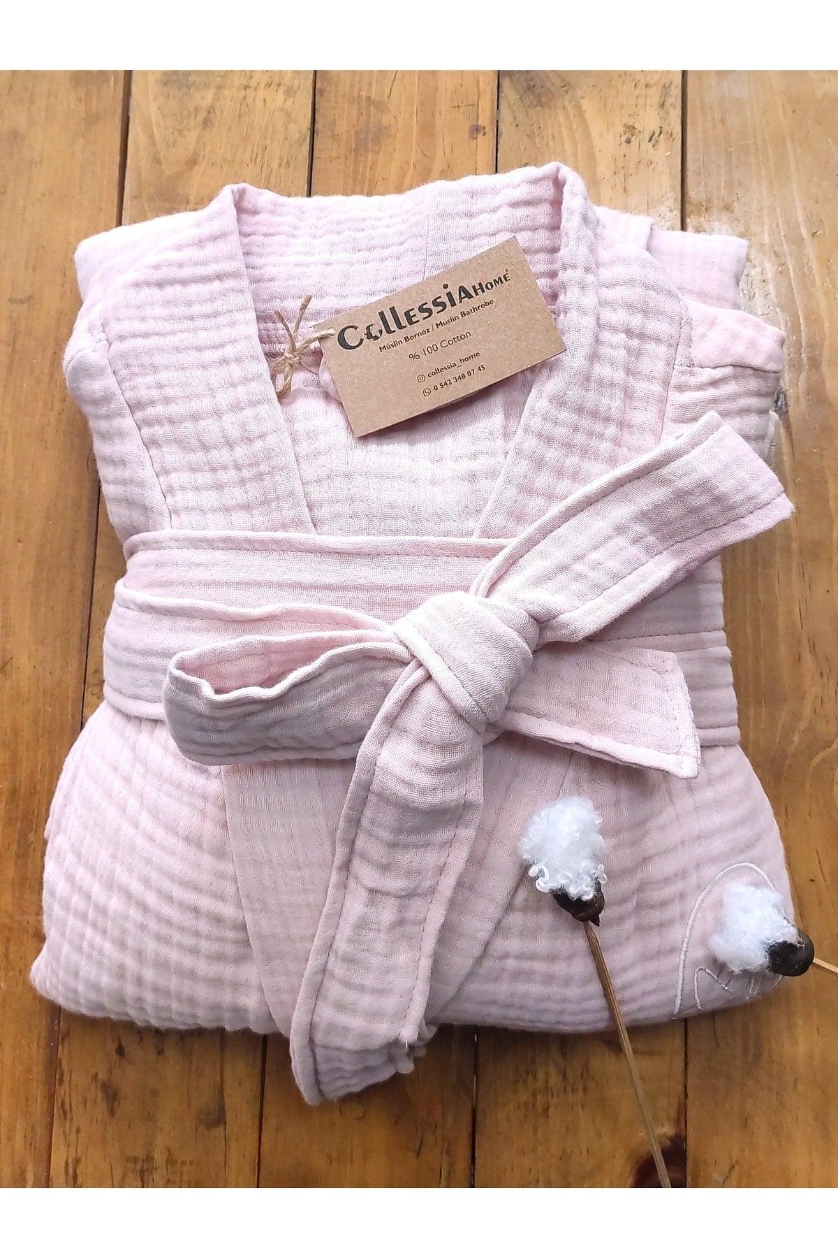 100% Organic 4 Layer Large Size Muslin Bathrobe (xxl-3xl) - Swordslife