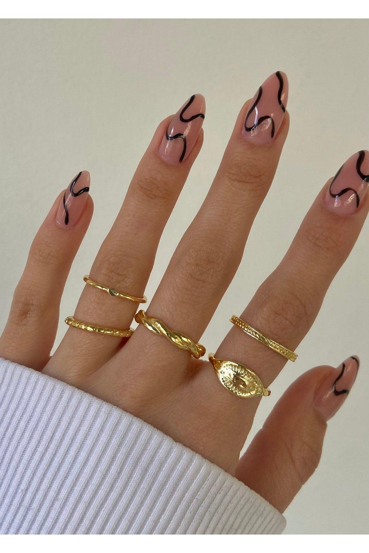 Gold Color Ring Set - Swordslife