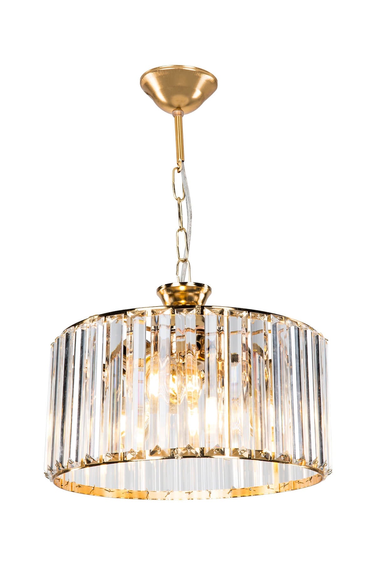 Asrın Kristal Gold 3-Piece Living Room Living Room Dining Room Kitchen Bedroom Chandelier