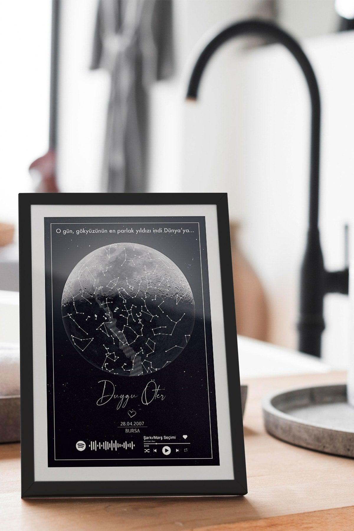 Sky Chart-For Lover Framed Star Chart - Swordslife