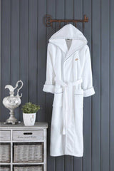 Pile Hooded Bamboo Bathrobe - Swordslife