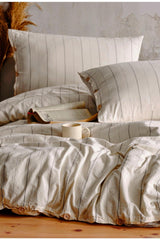 Helen 100% Cotton Yarn Dyed Washed Double Duvet Cover Set 200*220 - Swordslife