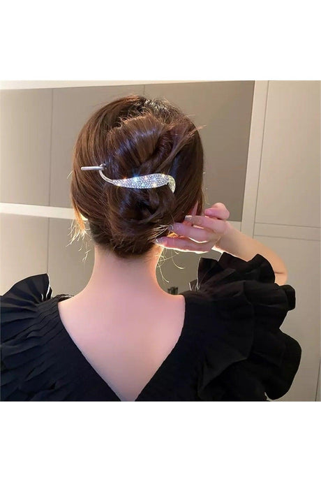 So-much Women's Crystal Metal Hair Clip-1 - Swordslife