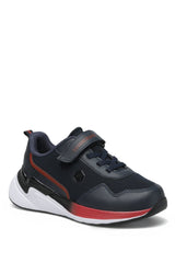 Coupon Mesh Jr Navy Blue Boys Sneakers