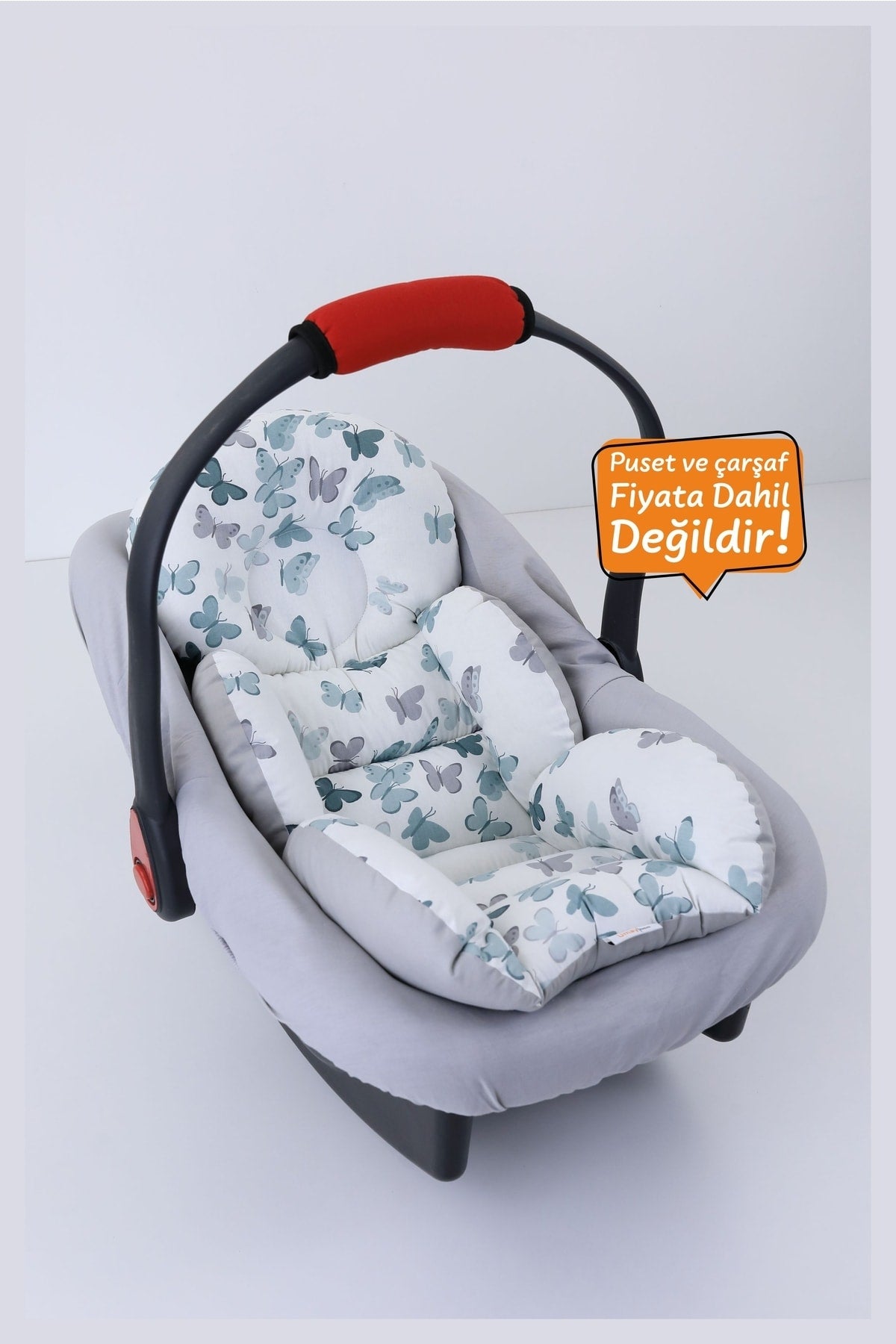 Orthopedic, Lumbar Supported Stroller Cushion, 100% Cotton Fabric