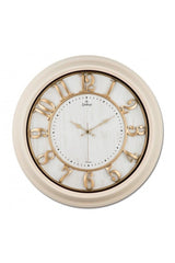 Large Embossed Number Office And Living Room Wall Clock - Swordslife