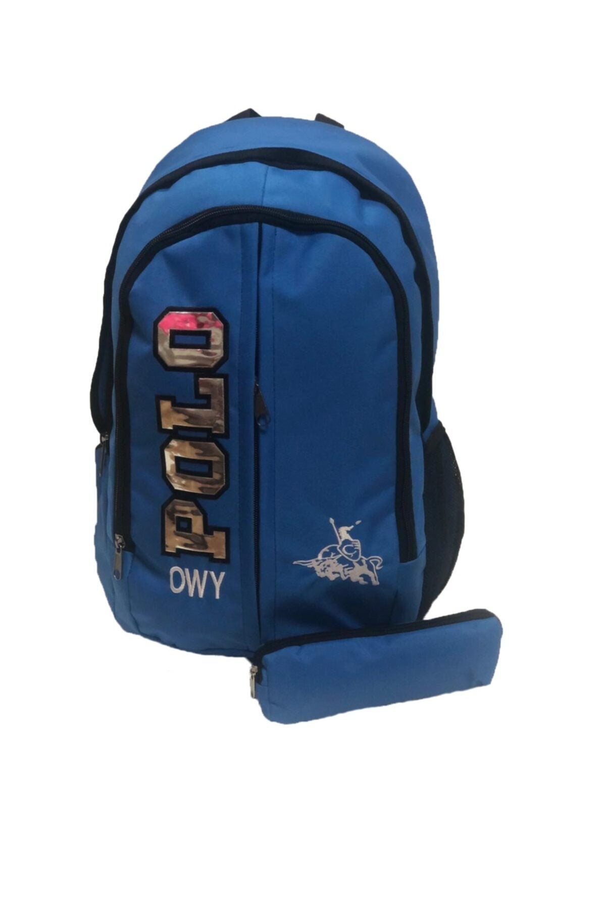 Gokidy Polo Middle School-High School Backpack And Pencil Holder Set