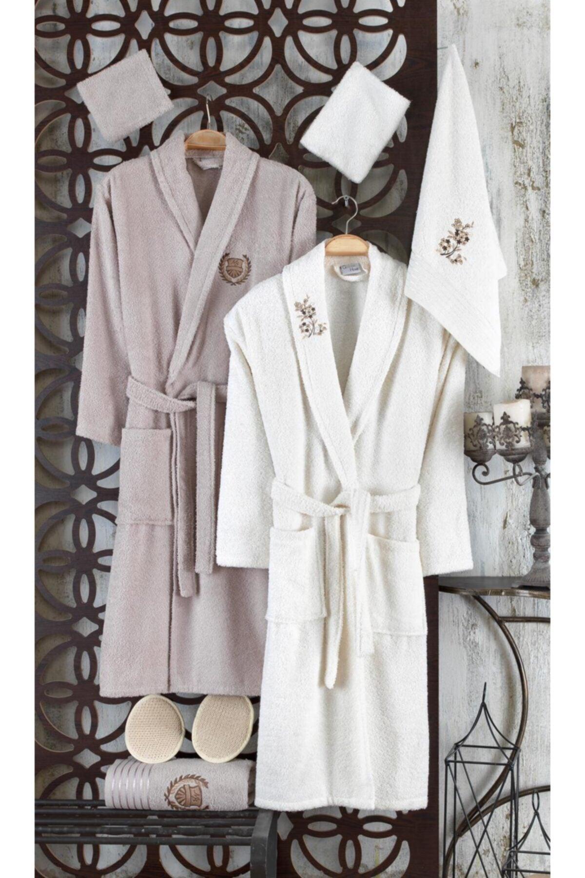 Dream 10 Piece Embroidered Bathrobe Set | Bathrobe Set | Dowry set - Swordslife