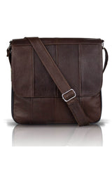 Crossman Genuine Leather Unisex Crossbody Messenger Bag