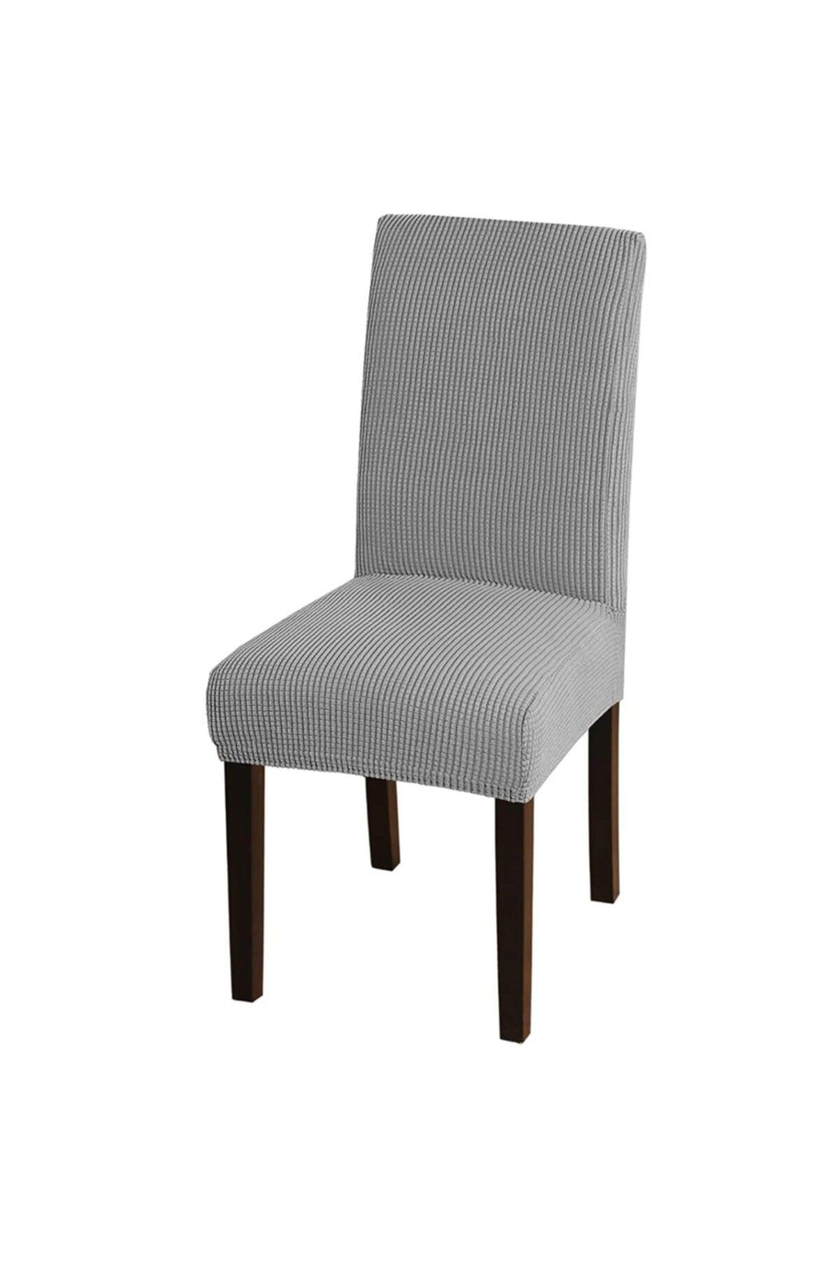 1pc Lycra Chair Cover, Chair Cover Gray - Swordslife