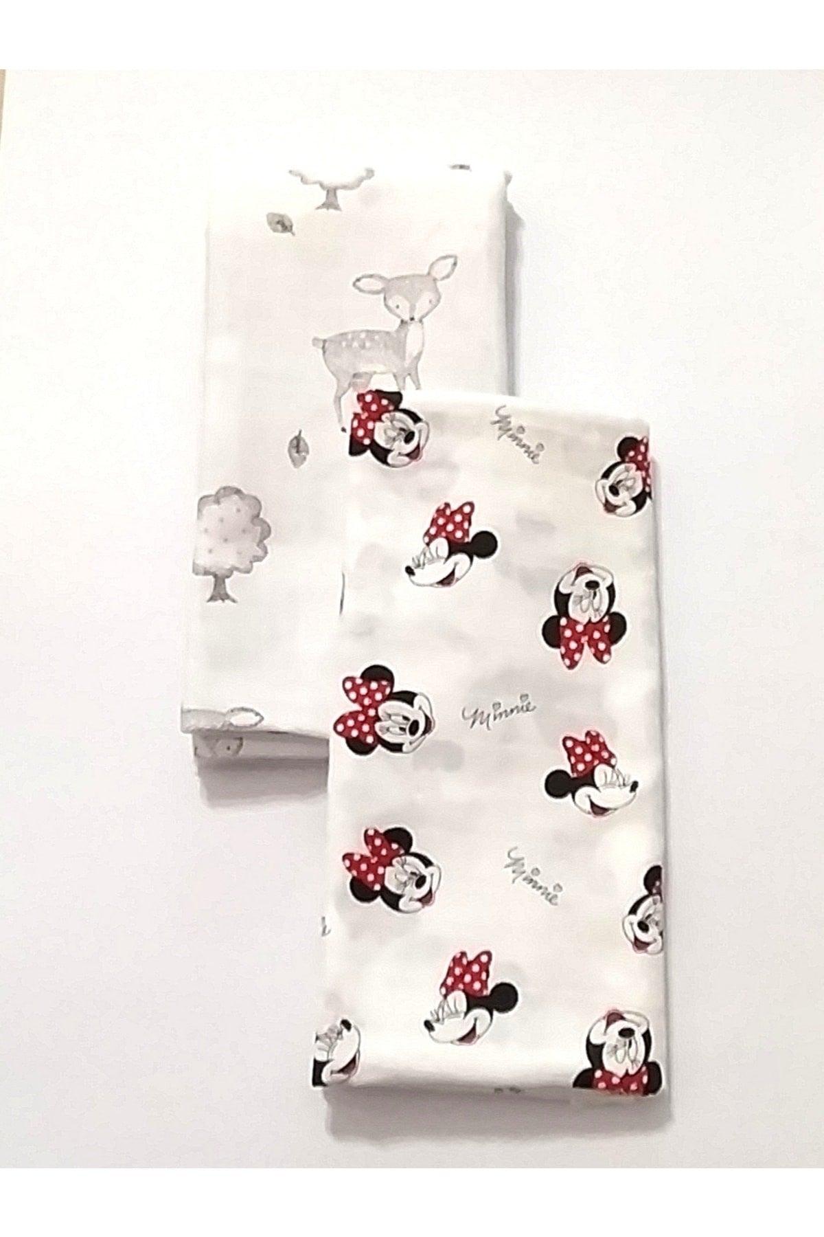 2 Pieces 120x120 Cm Minnie Muslin Cloth Cover Blanket - Swordslife