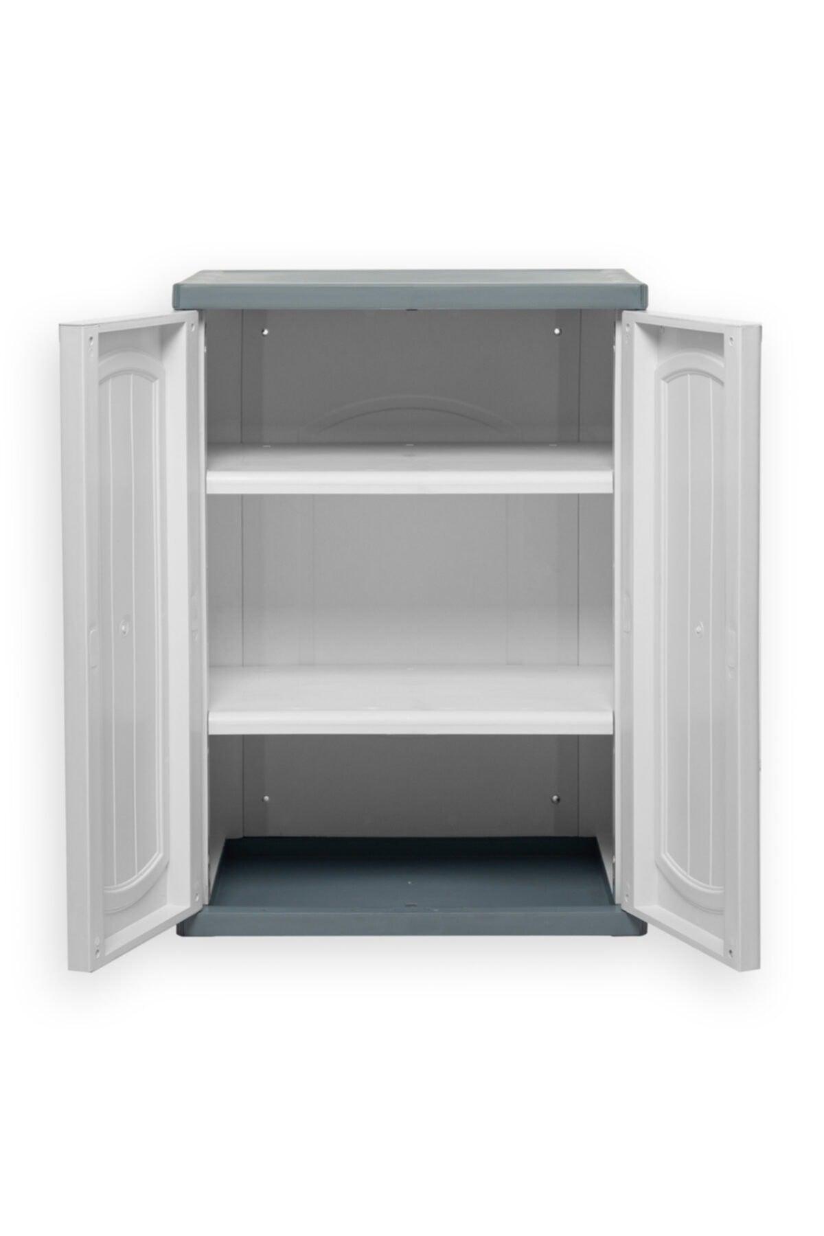 2-Door Multi-Purpose Disassembled Plastic Cabinet