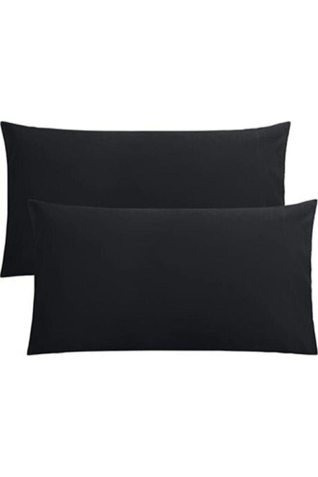 2-Pack 50x70 Renforce Black Pillow Cover - Swordslife