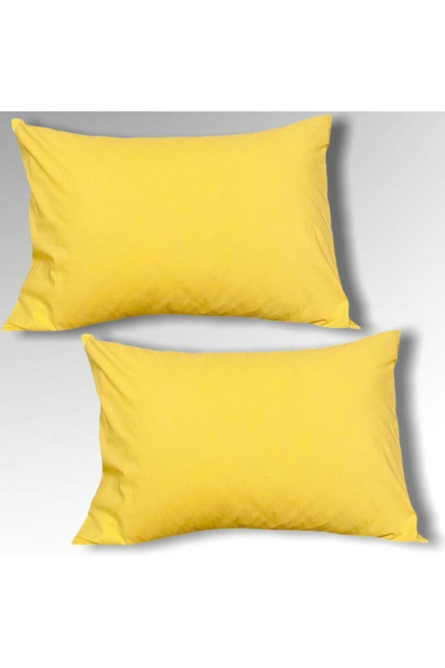 2 Zippered Yellow Pillow Cover 1st Class Fabric - Swordslife