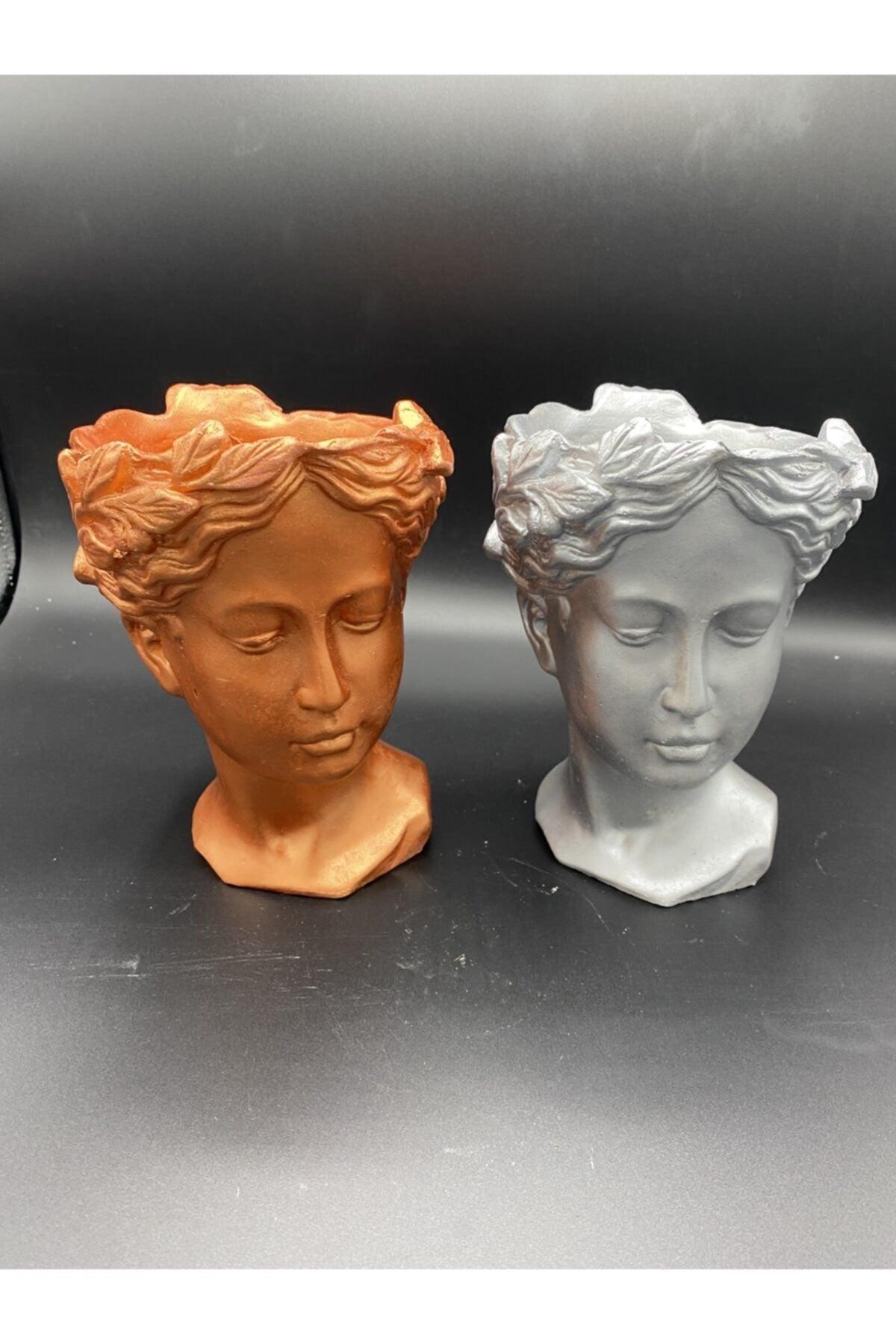 2 Piece Helen Sculpture Bust, Pot 21 Cm - Swordslife