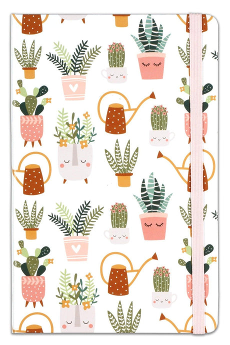 Set of 2 Notebooks 13x21 Elastic Lined Cactus