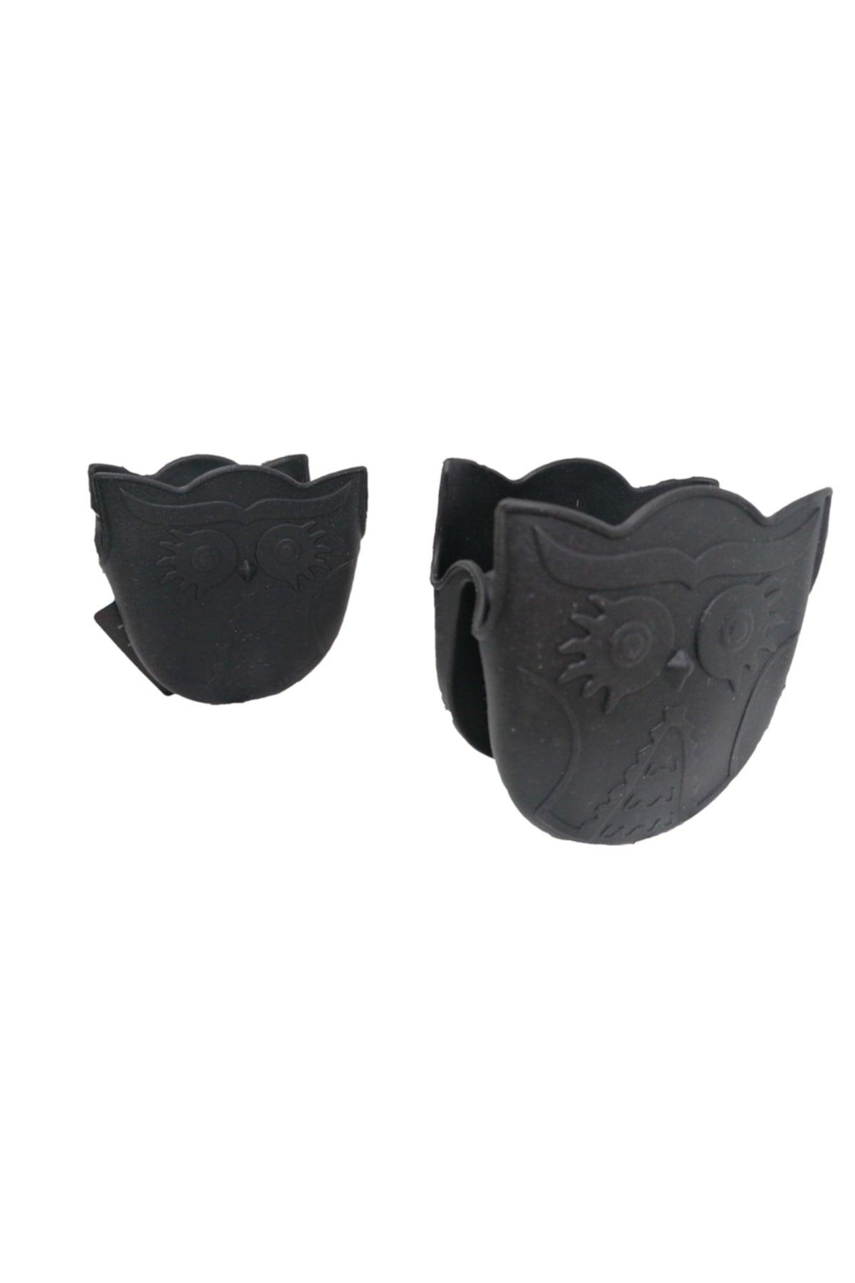 2 Pack Silicone Black Butterfly Shaped Oven