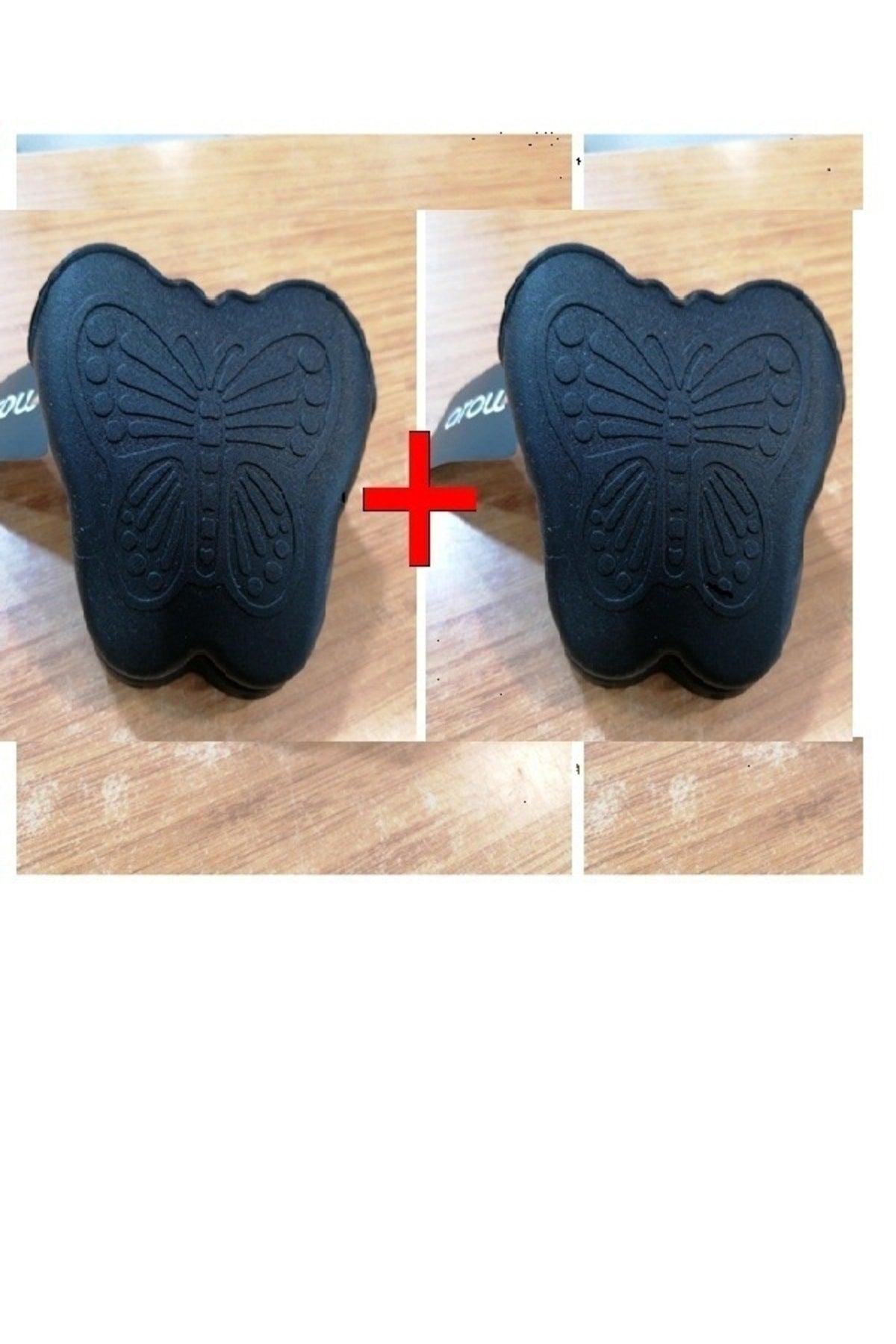 2 Pack Silicone Black Butterfly Shaped Oven