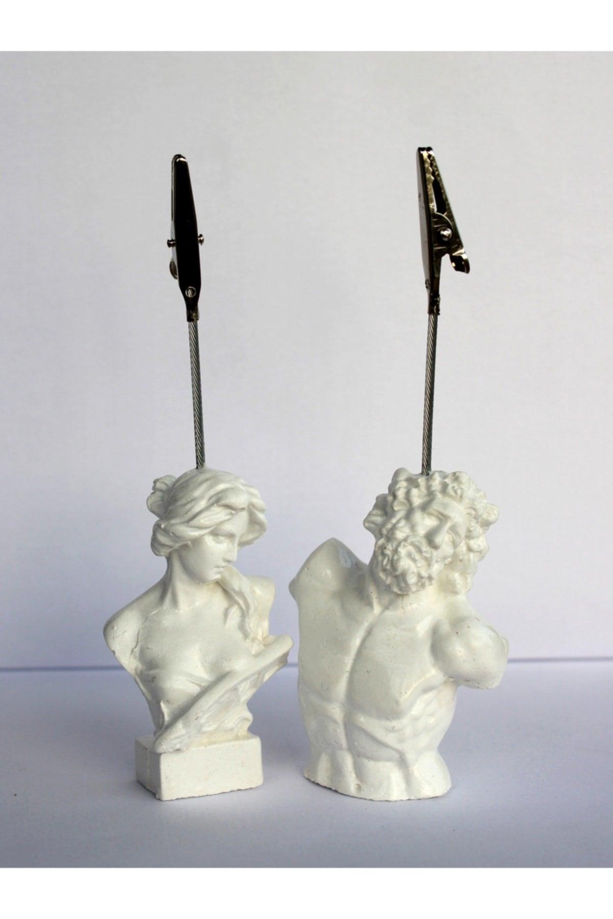 2 Pack Sona&laocoon Sculpture Concrete Note