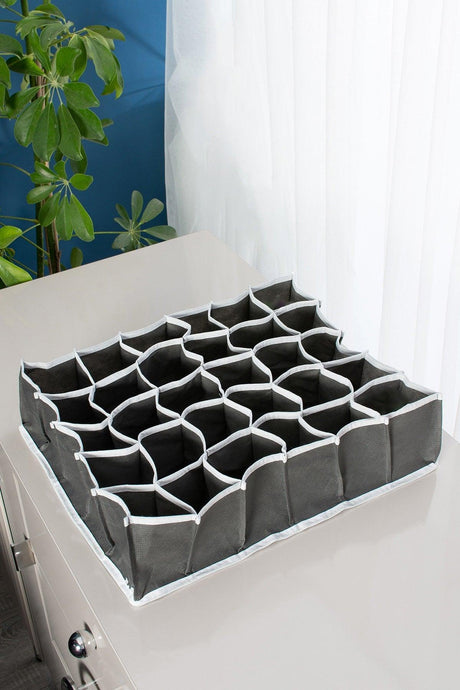 2 Pieces 30 Eyed Honeycomb Organizer Anthracite