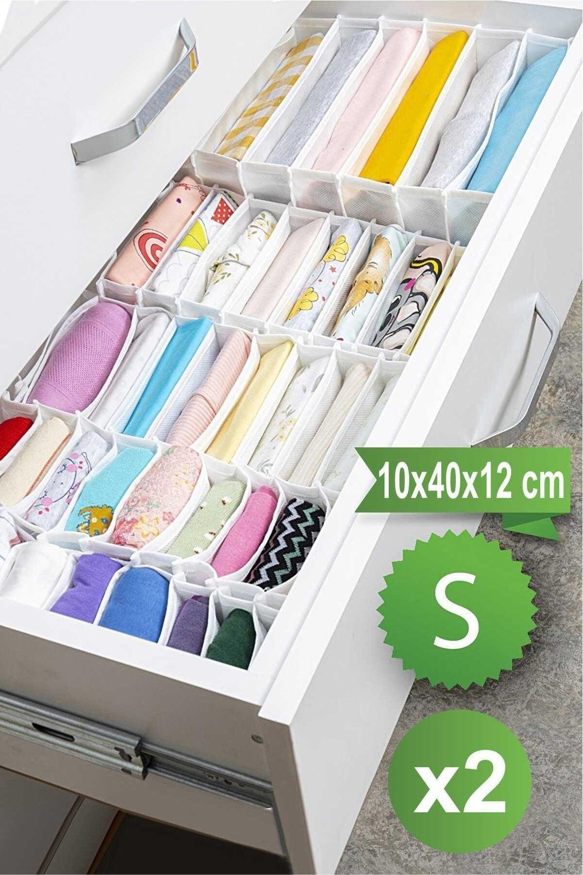 2 Drawer Accordion Organizer-10x40x12 cm 2 Pieces - Swordslife