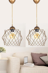 2 Pieces Silvano Tumbled Pendant Lamp Chandelier - Swordslife