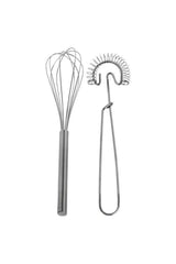 2 Pieces Stainless Steel Whisk Practical Kitchen Utensils - Swordslife