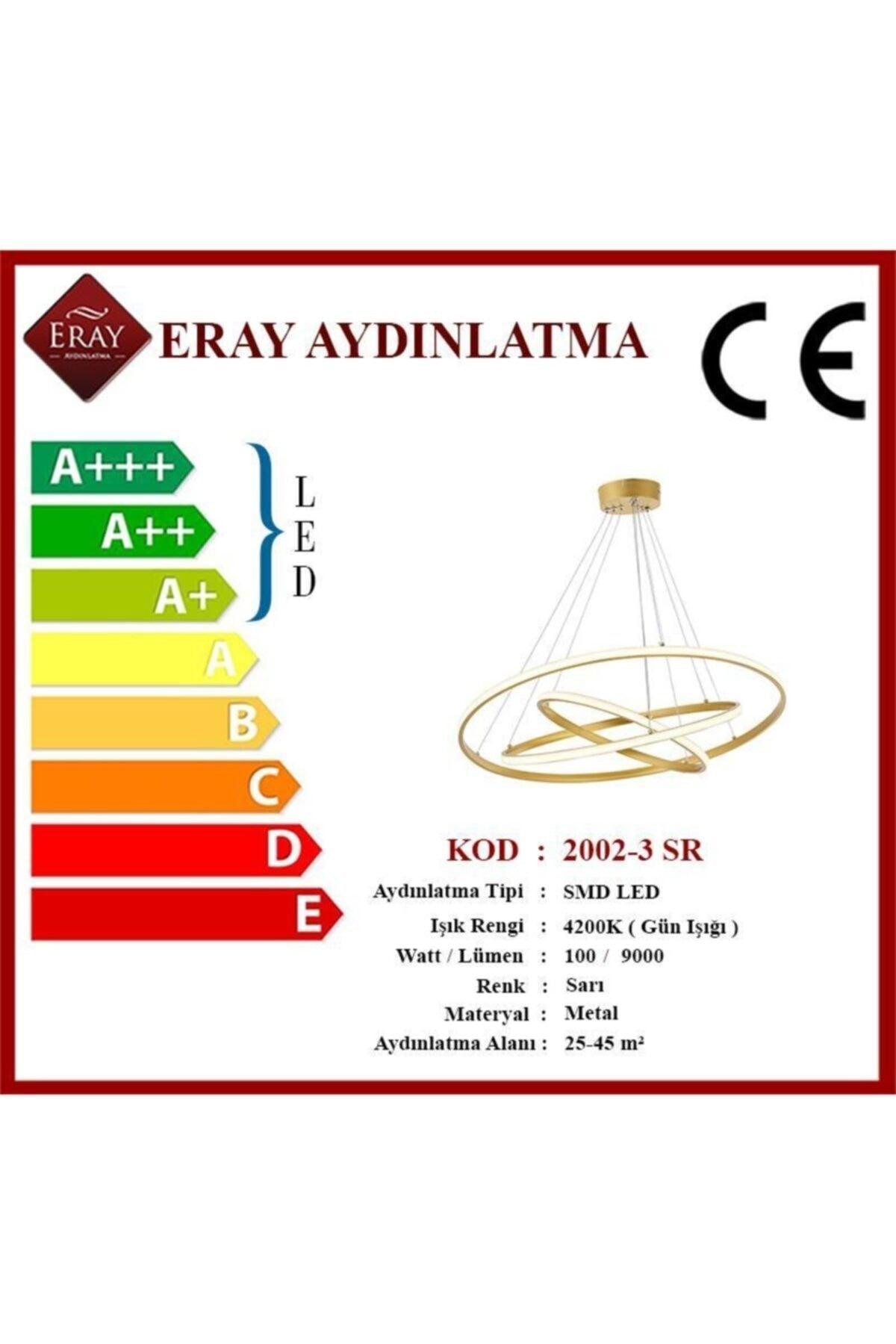 2002-3 Yellow Led Chandelier - Swordslife