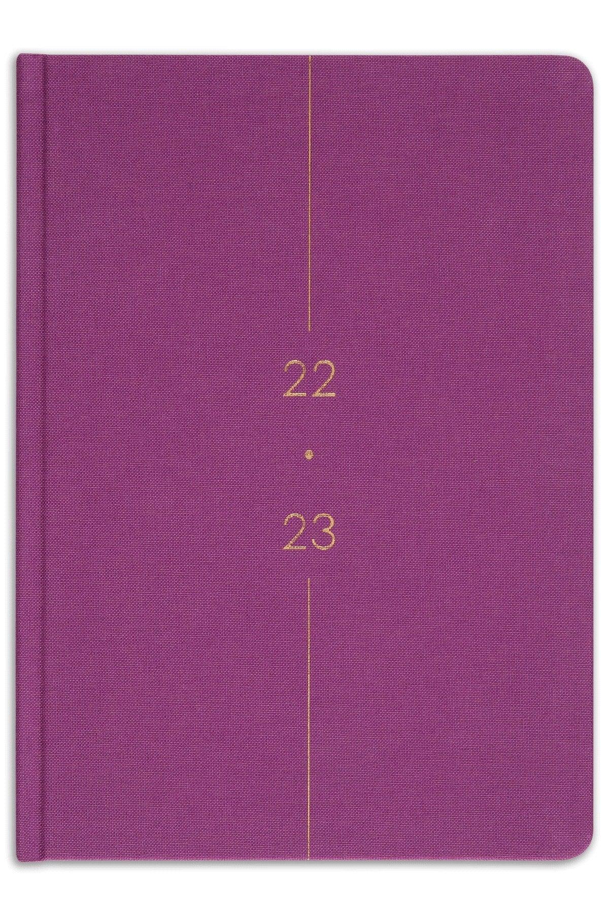 2022-2023 A5 Linen Academic Agenda 17