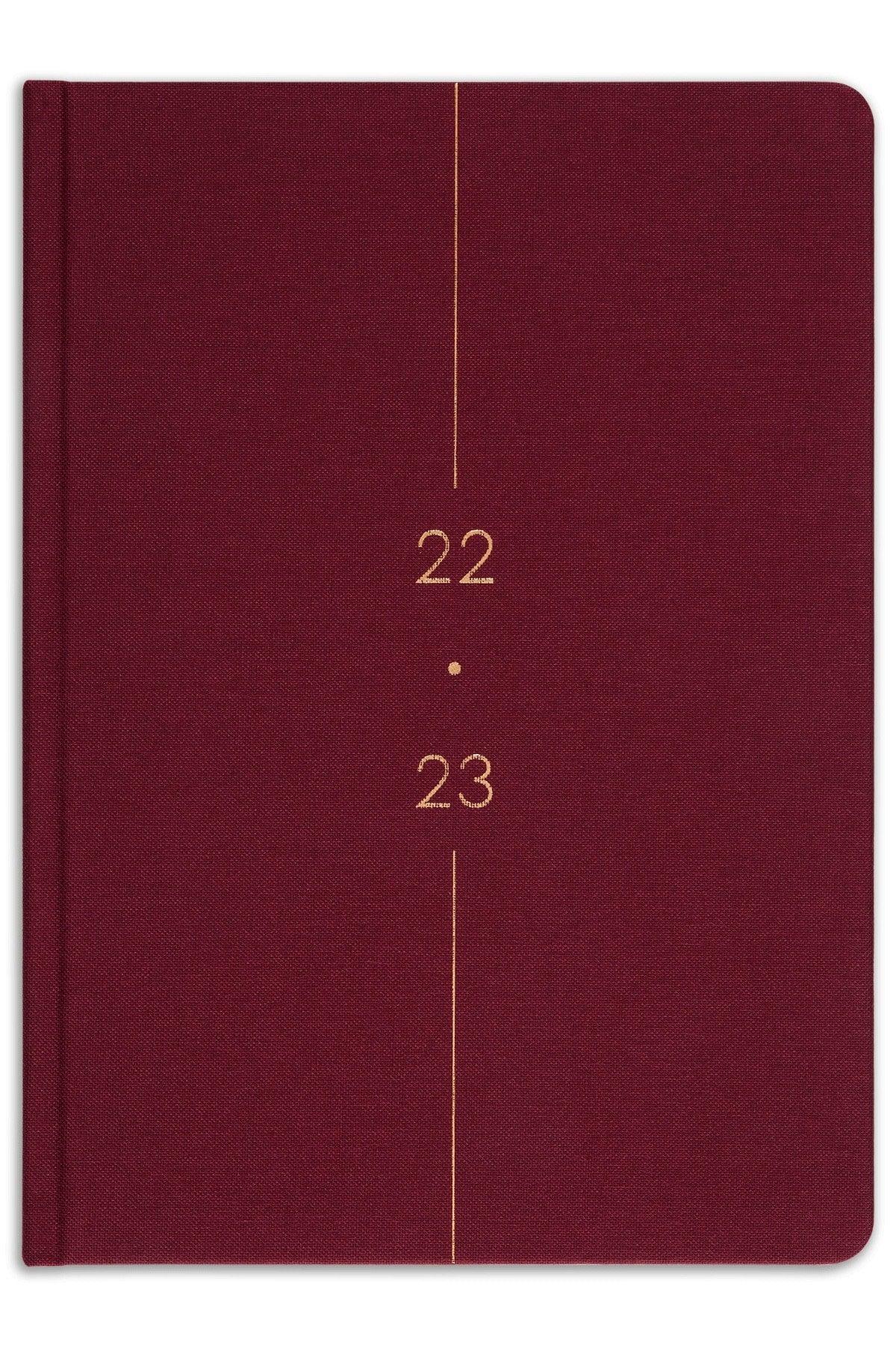 2022-2023 A5 Linen Academic Agenda 17