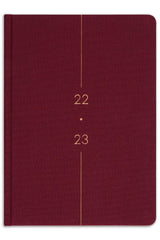 2022-2023 A5 Linen Academic Agenda 17