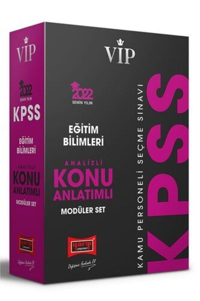 2022 Vip Kpss Educational Sciences Analysis and Subject Lecture Modular Set - Swordslife