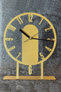 22x27 Cm Metal Pendulum Decorative Table Top Clock - Swordslife