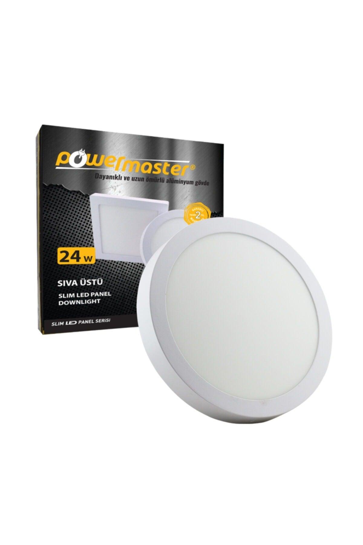 24 Watt Surface Mounted 6500k White Round 30cm