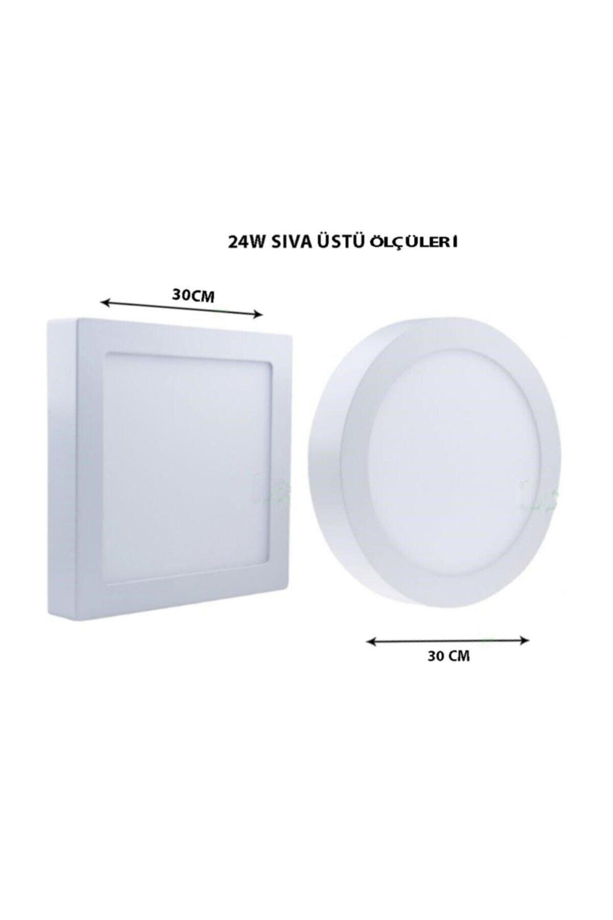 24 Watt Square Surface Mounted Led Panel - White Light