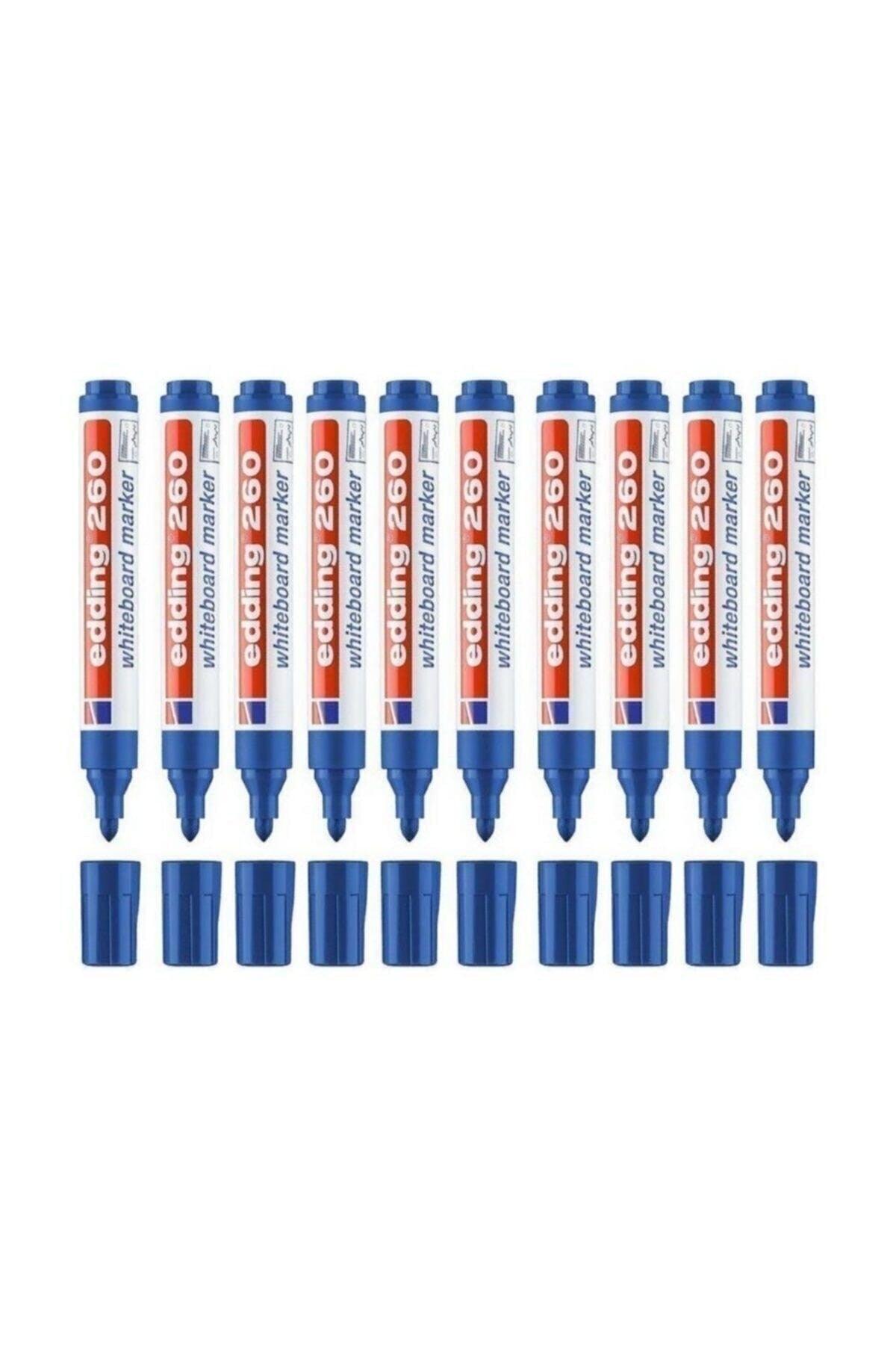 260 Blackboard Pen 10 Pcs Box Blue