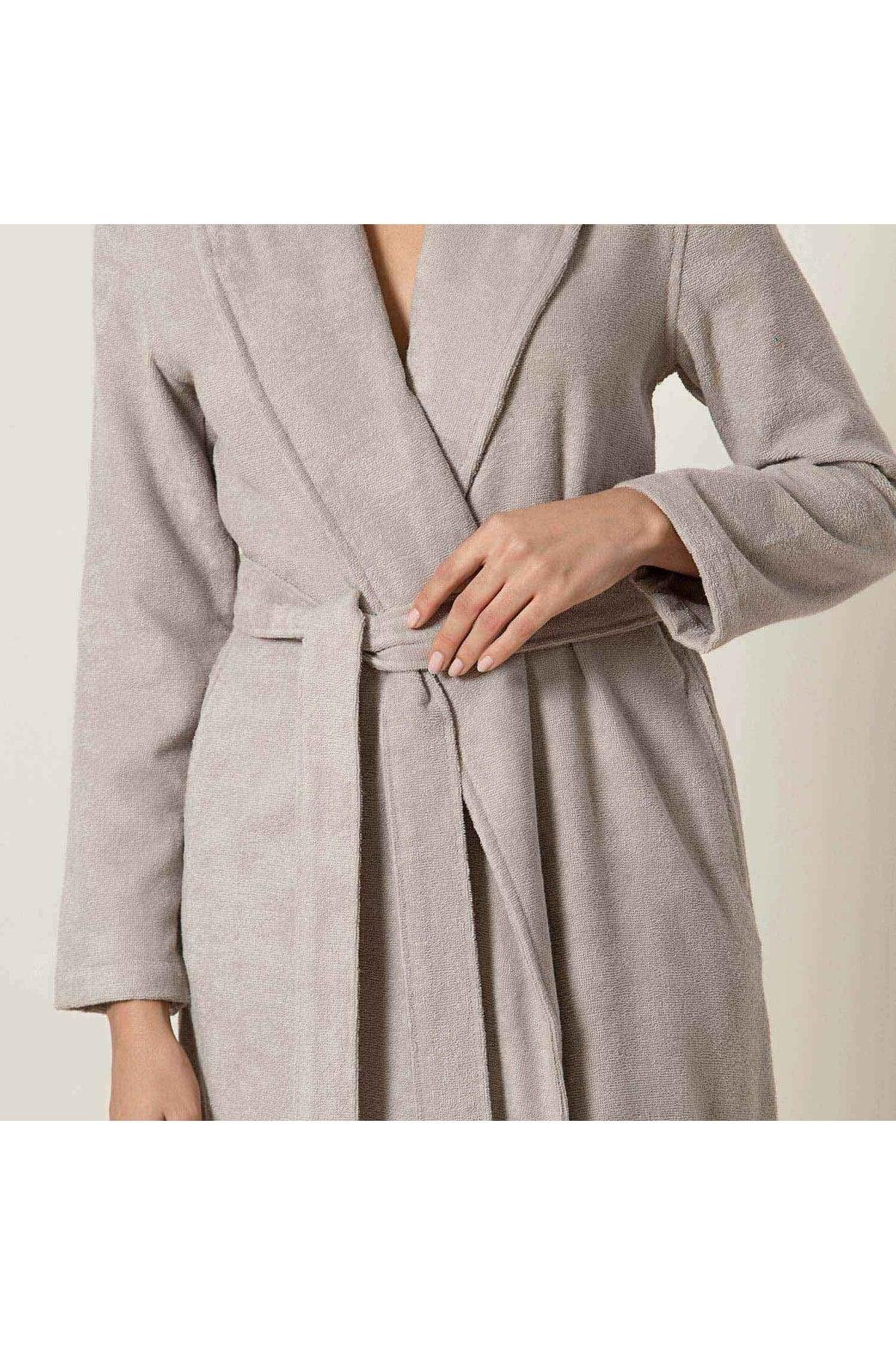 Kael Women's Bathrobe Beige - Swordslife