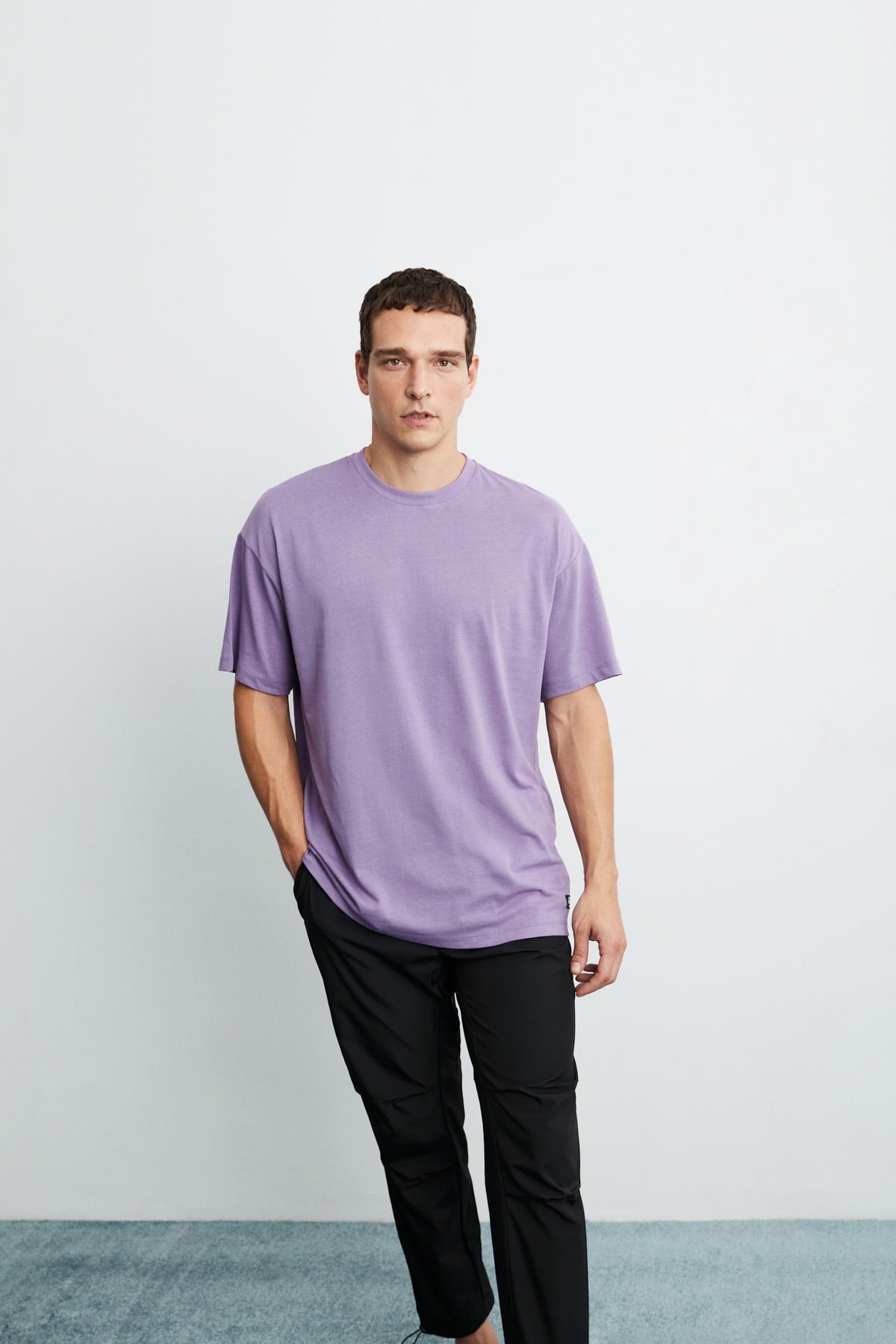 Jett Oversize Purple T-shirt