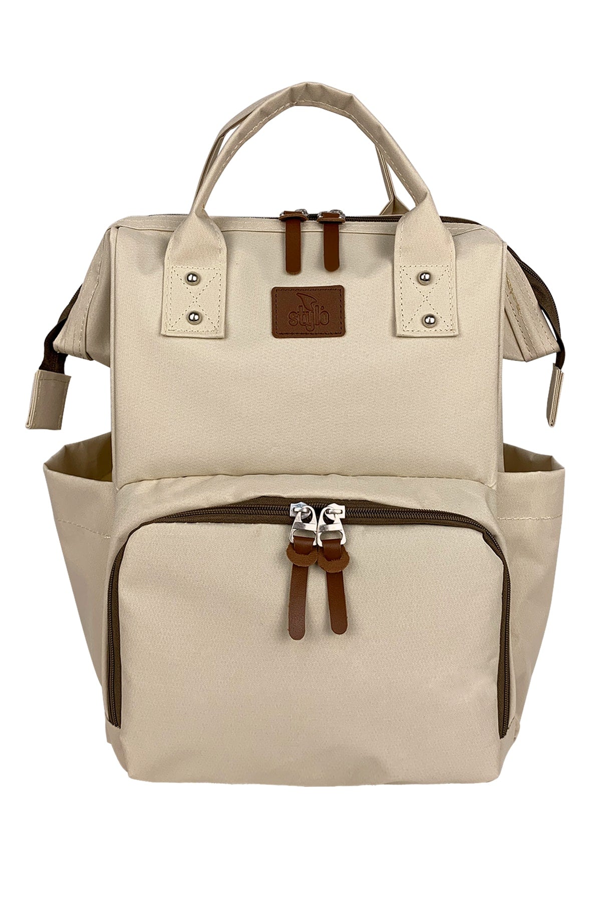 Paris Stylo Mother Baby Care Backpack-beige