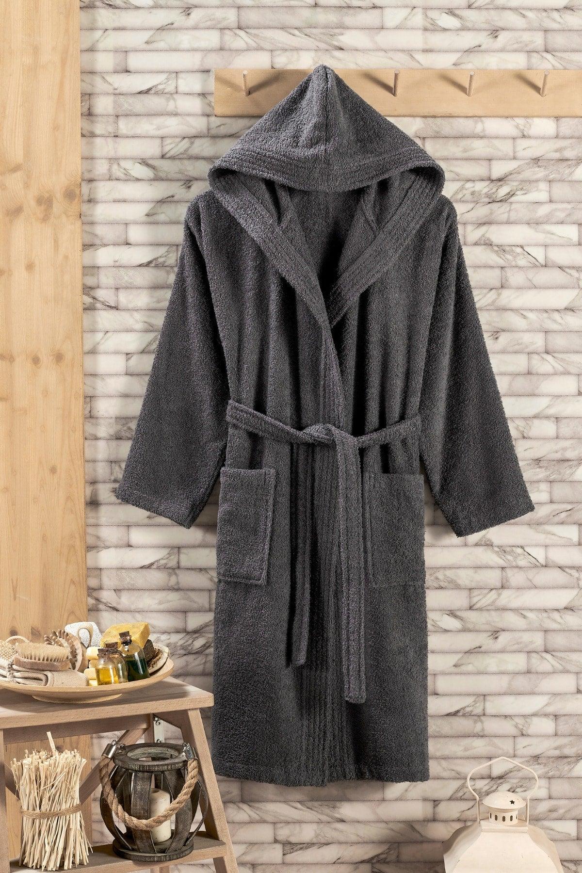 Hooded 2 Piece Bathrobe Set - Swordslife