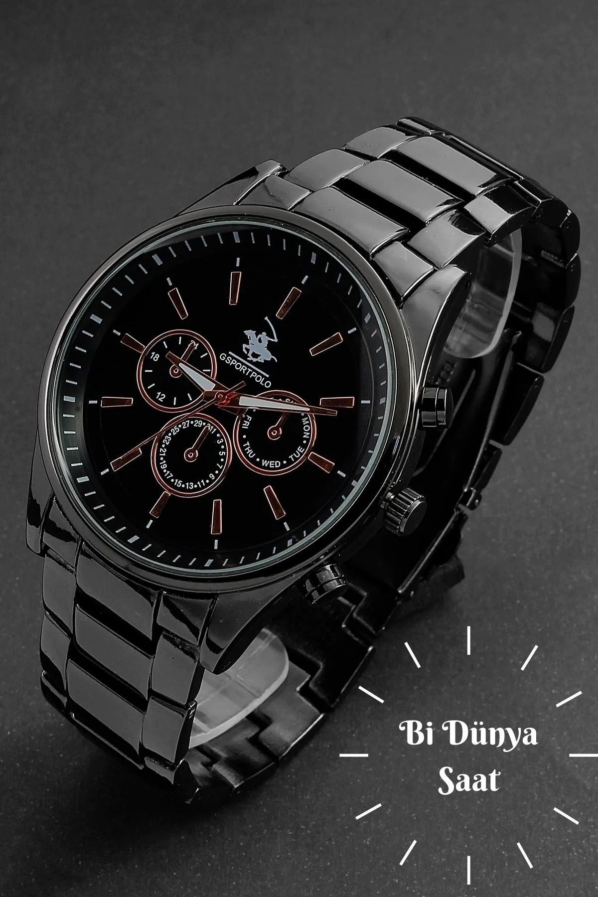 Metal Band Men's Wristwatch