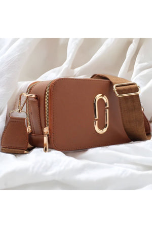 Women'S Canta Taba Quality Sport Stylish Crossbody Shoulder Bag With Two Compartment Pockets (Small Size)
