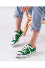 Unisex Cnv Green Sneakers - Swordslife