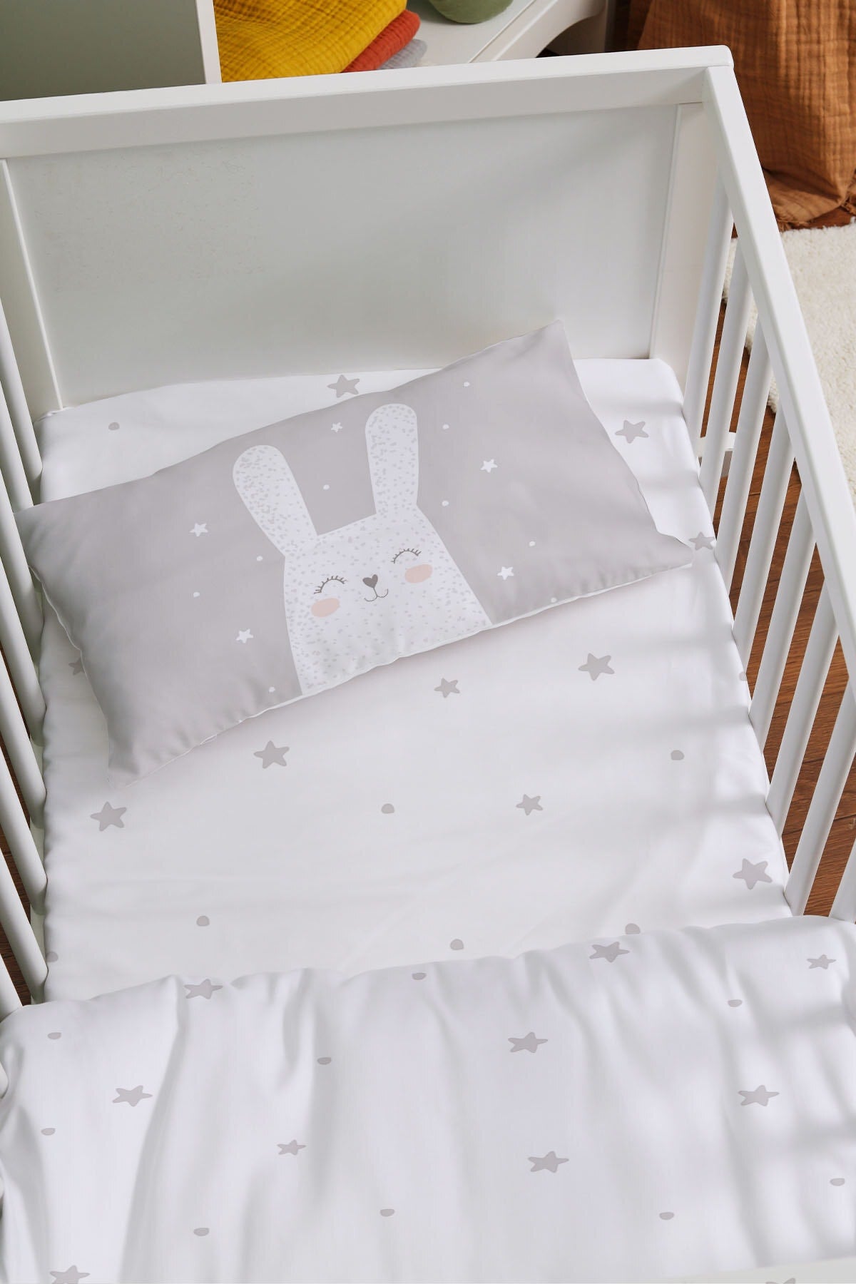 Mother's Side Crib Sleeping Duvet Cover Set Pure Baby