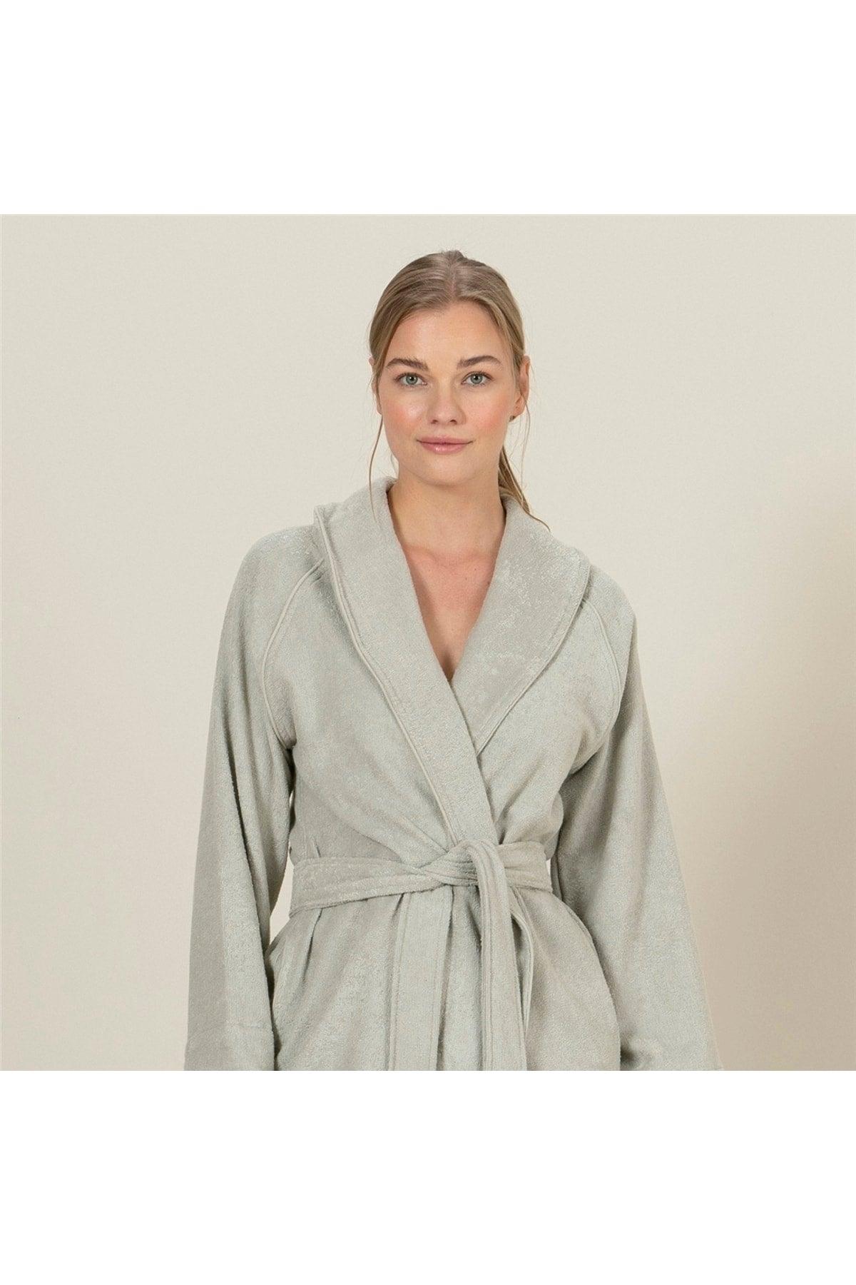 Solid Unisex Bathrobe Sage - Swordslife