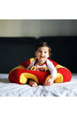 Rattle Red Yellow Baby Sitting Support Cushion Baby Seat