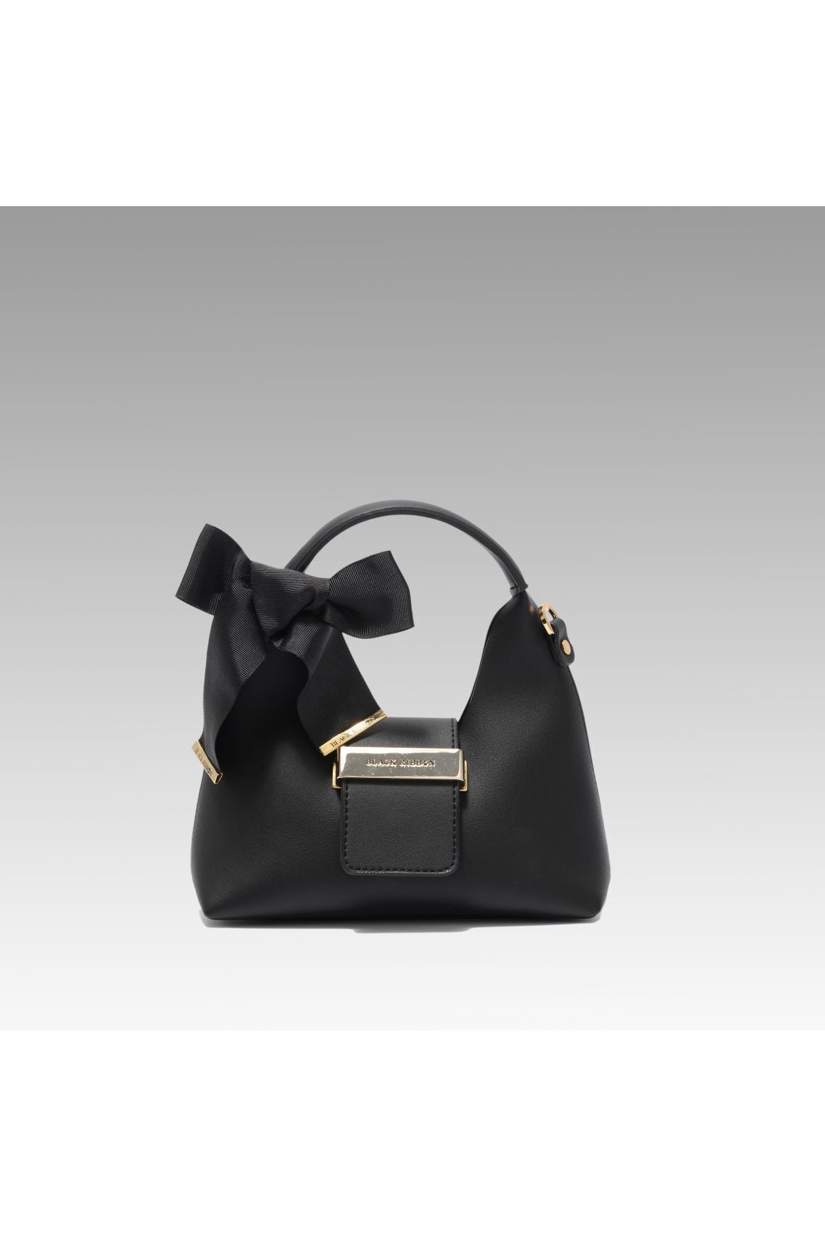 Black Accessory Detail Strap Mini Bag