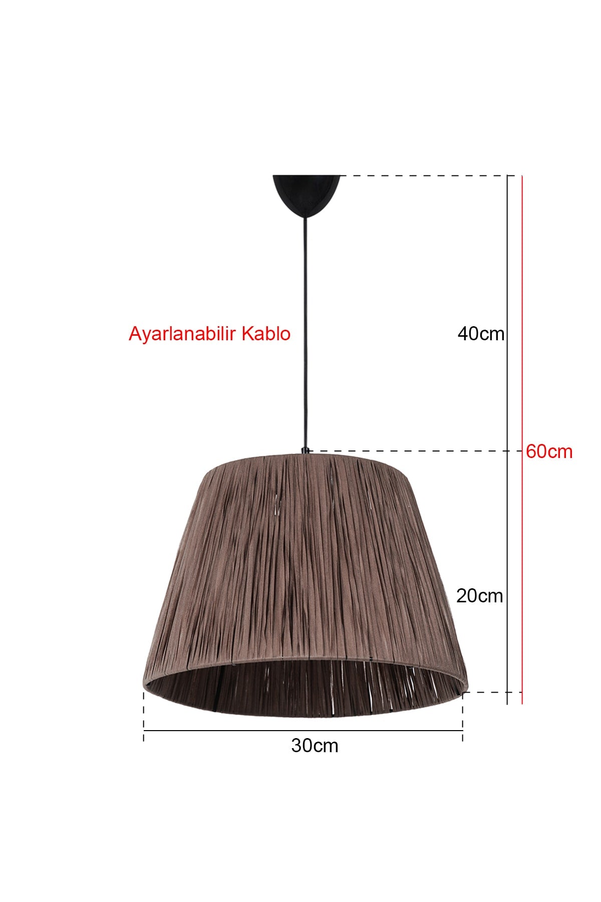 Gaufres Pendant Lamp Chandelier Brown