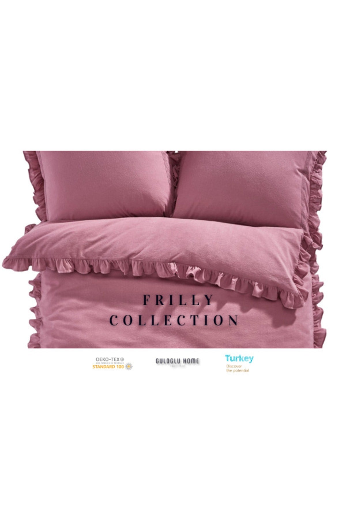 Bright Future Frilly Baby Duvet Cover Set